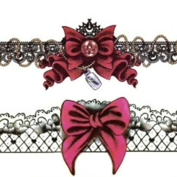 🎀 Sailor Moon Lace Tattoos - Picture 2 of 6